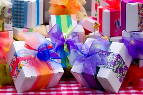 beautifuly wrapped presents