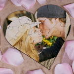 heart shaped jig saw puzzle