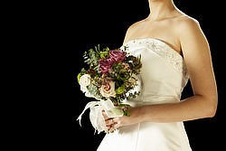 bride in wedding dress